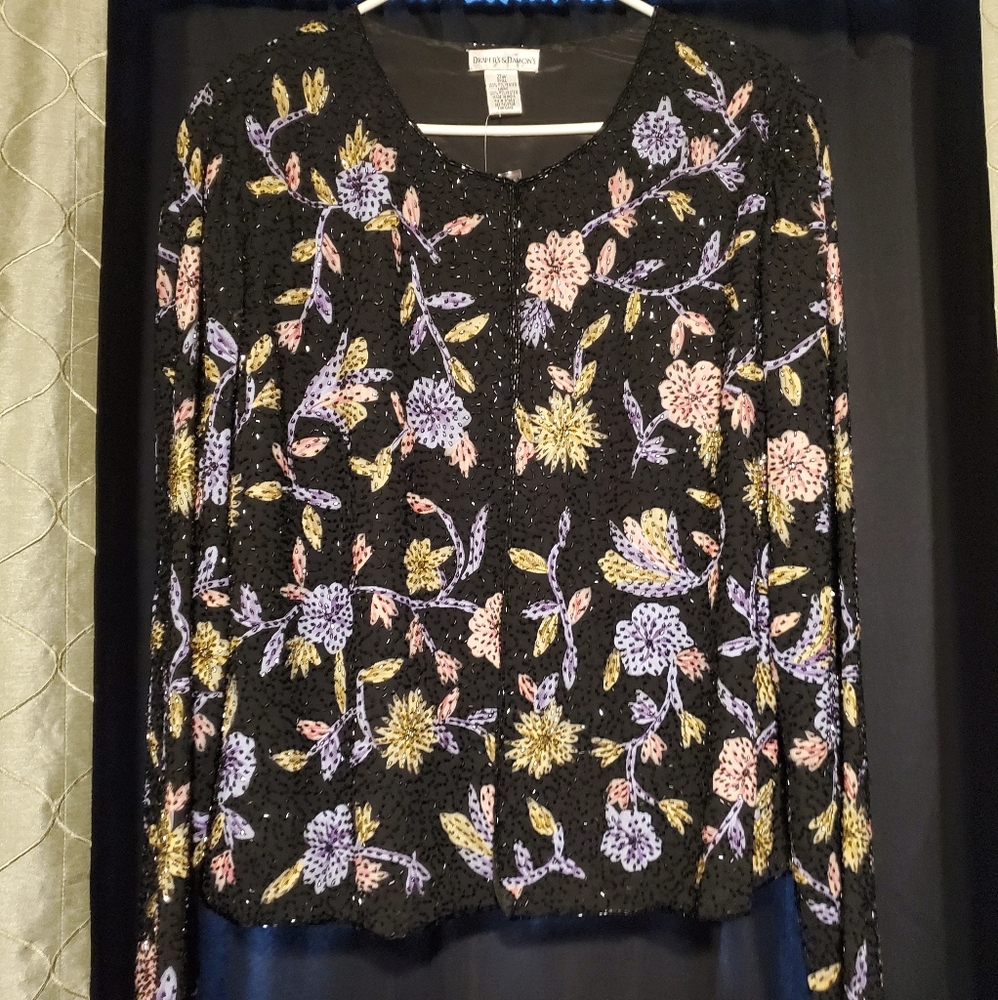 NWT Vintage Drapers & Damons Evening Jacket 22W